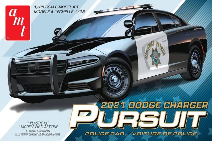 AMT 1:25 '21 Dodge Charger Pursuit Police Car