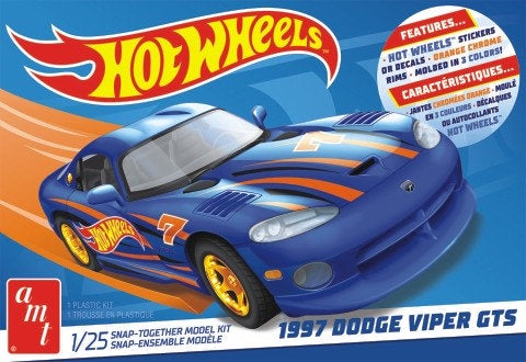 AMT 1/25 1997 Dodge Viper GTS Hot Wheels SNAP KIT