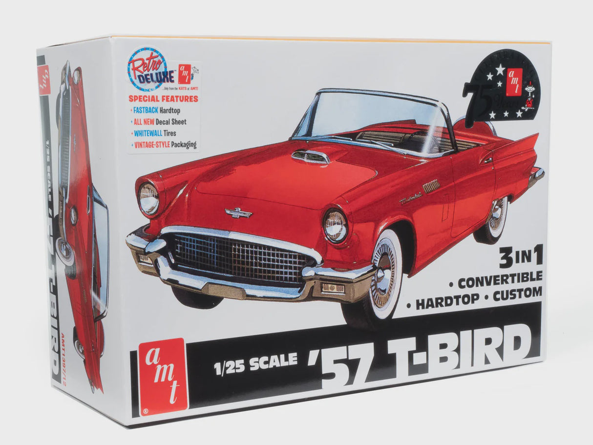 AMT 1:25 1957 Ford Thunderbird 3'n'1