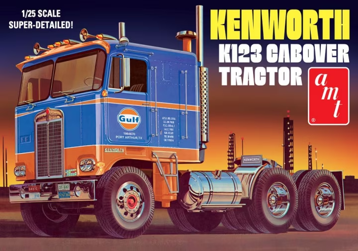 AMT 1:25 Kenworth K-123 COE Gulf Livery