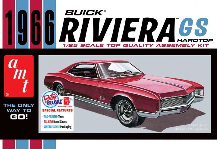 AMT 1:25 '66 Buick Riviera GS Hardtop