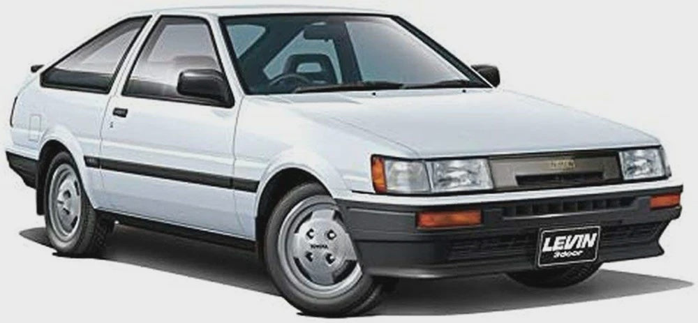 Aoshima 5968 1/24 AE85 COROLLA LEVIN1500SR '85
