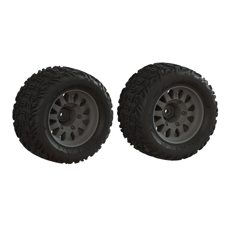 Arrma 1/10 DBoots 'Katar' Tire Set Glued (1 Pair) w/14mm Hex