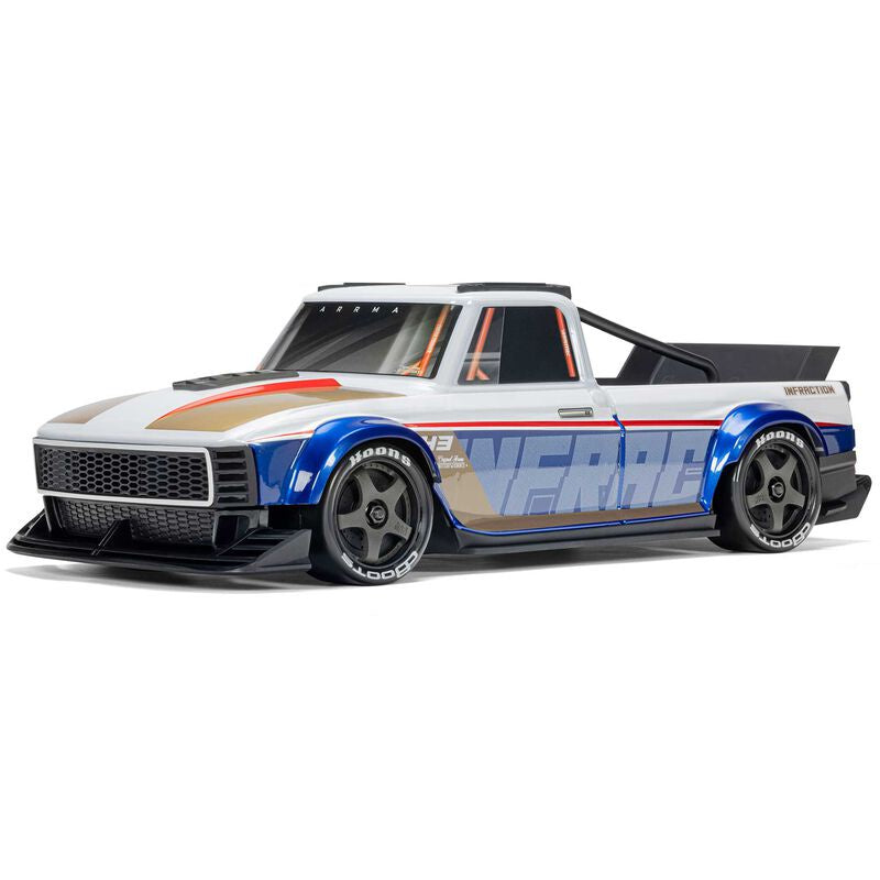 *PRE-ORDER* Arrma 1/12 INFRACTION GROM 3S White/Blue RTR