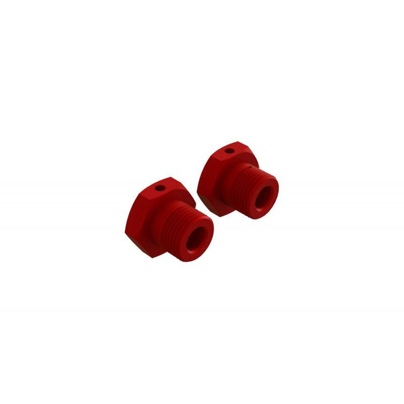 Arrma Aluminum Wheel Hex 17mm Red (2) Suits 4x4 Typhon Mega & 3S BLX