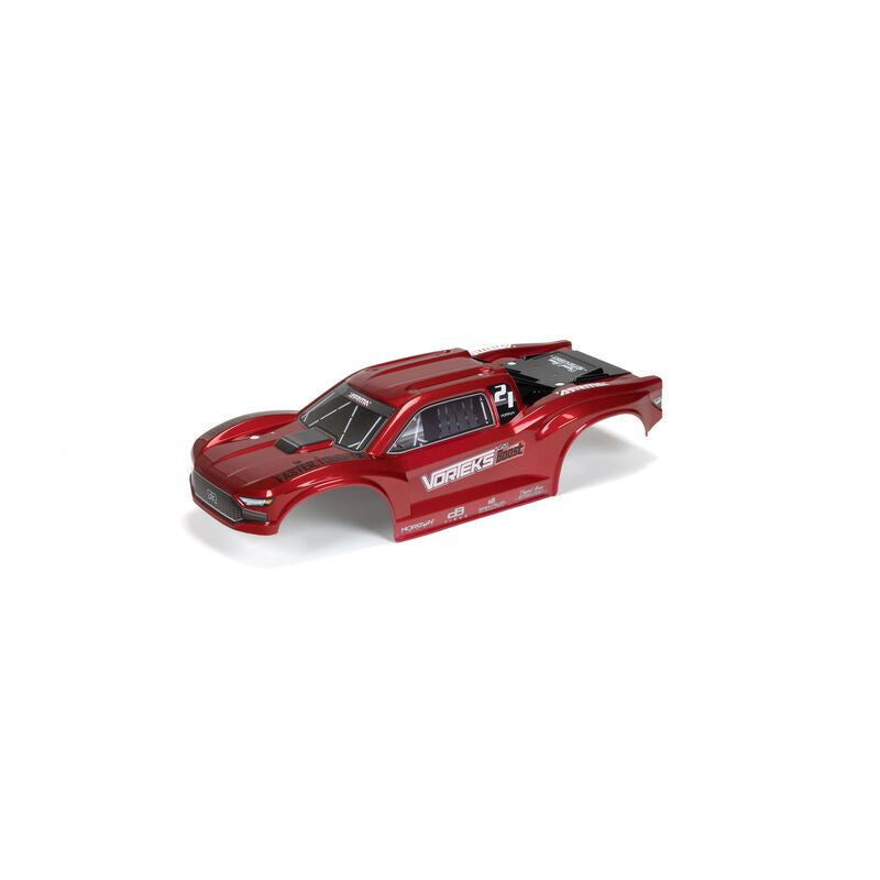 Arrma VORTEKS 4X2 Painted Decaled Trimmed Body (Red)