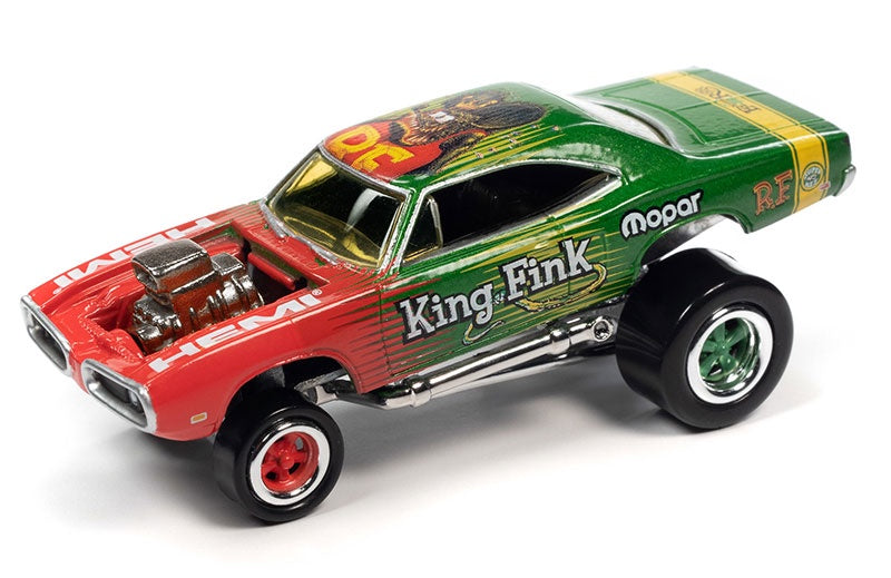 JL 1:64 1970 Dodge Super Bee Rat Fink Zinger Red/Yellow