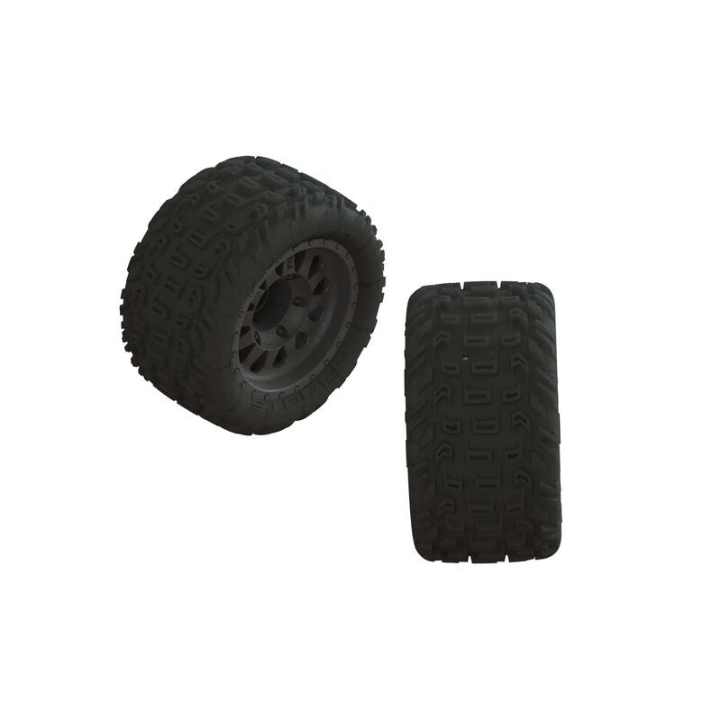 Arrma Vorteks 3S1:10 Dboots Katar Tyre/Wheel (2)