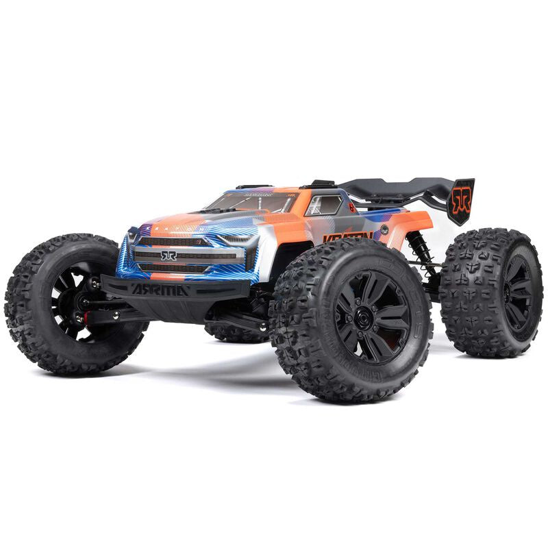 1/8 KRATON 6S V6 4X4 BLX Brushless Speed Monster Truck RTR, Blue/Orange