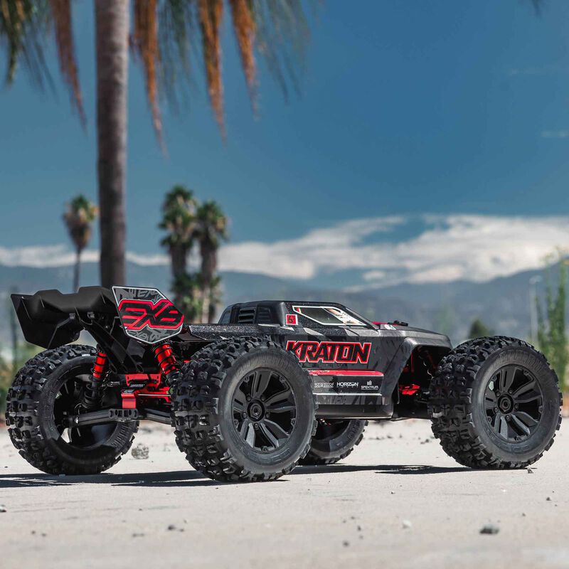 Arrma 1/8 KRATON 6S BLX 4X4 EXtreme Bash Speed Monster Truck RTR, Black