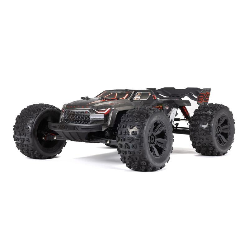 Arrma 1/8 KRATON 6S BLX 4X4 EXtreme Bash Speed Monster Truck RTR, Black