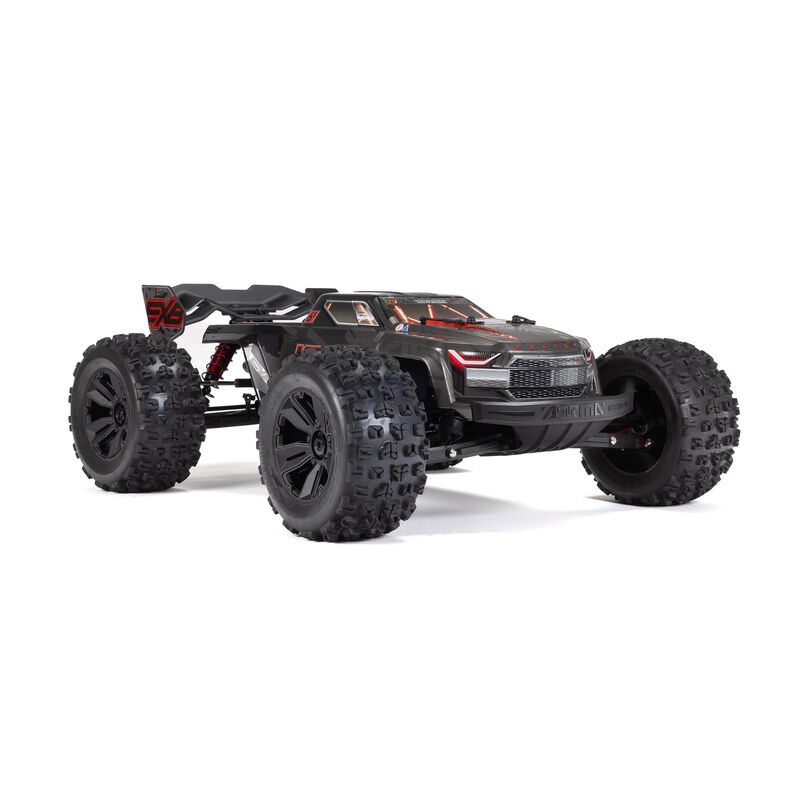 Arrma 1/8 KRATON 6S BLX 4X4 EXtreme Bash Speed Monster Truck RTR, Black