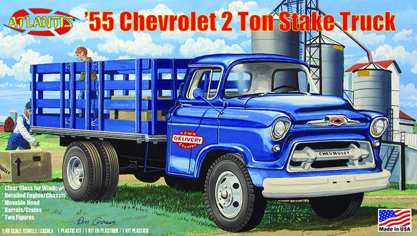 Atlantis Models 1/48 1955 Chevrolet 2 ton Stake Truck