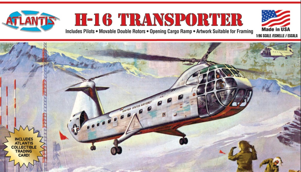 Atlantis 1:96 H-16 Piasecki Helicopter