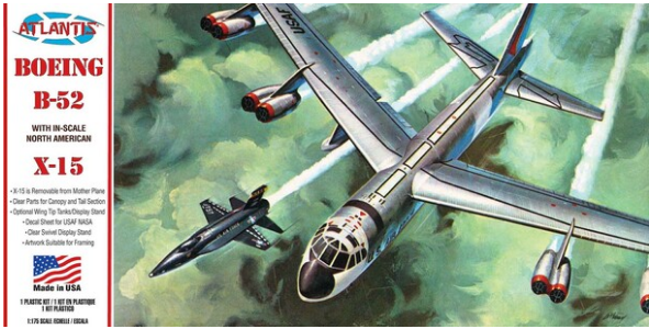 Atlantis Models 1/175 Boeing B-52 with X-15