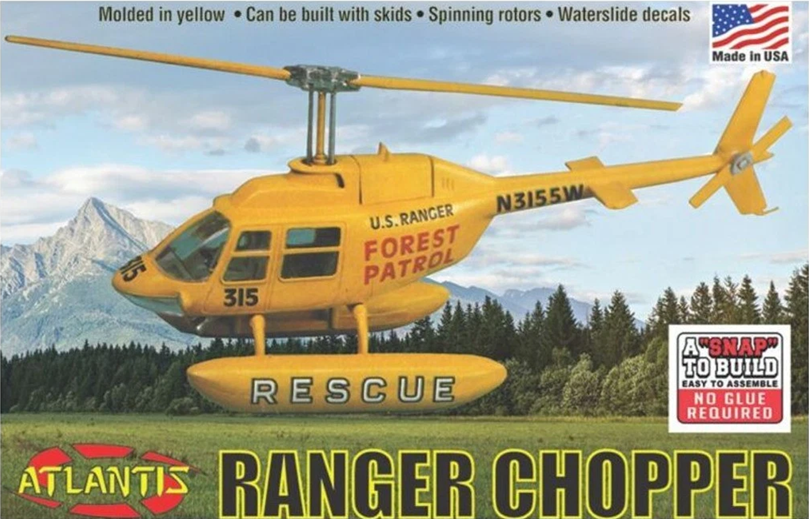 Atlantis Models 1/72 Forest Patrol Rescue Helicopter