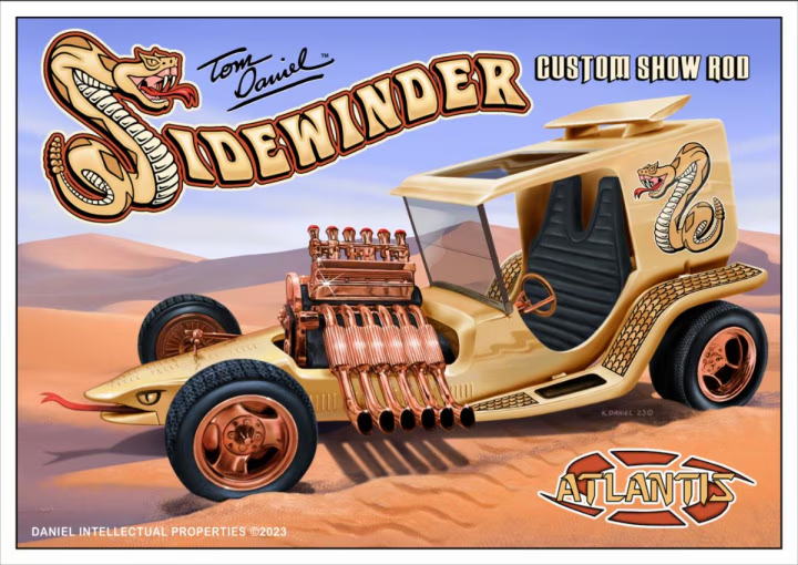 Atlantis 1/24 Tom Daniel Sidewinder Custom Show Rod