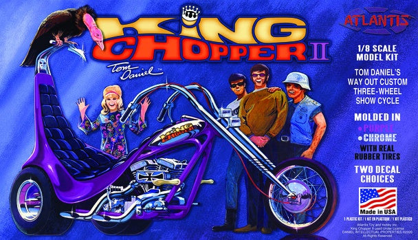Atlantis Models 1/8 Tom Daniel King Chopper II Trike kit