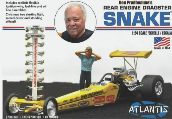 Atlantis 1:24 Don Prudhomme Snake Rear Engine Dragster