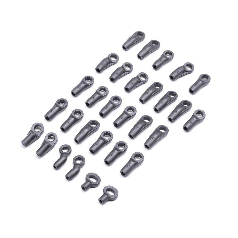 HD Rod Ends M4 (20): Capra 1.9 UTB, SCX10 III Base Camp Replaces AXI234006 by Axial