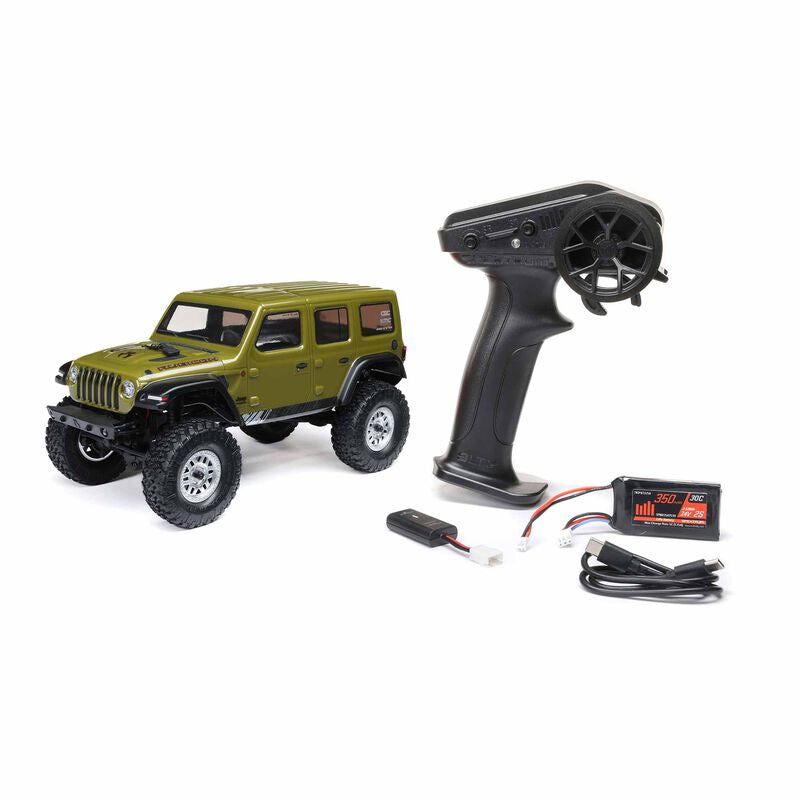 アキシャル　SCX24 Jeep Wrangler Axial 1/24 SCX24 Jeep Wrangler JLU 4X4 Rock Crawler Brushed RTR
