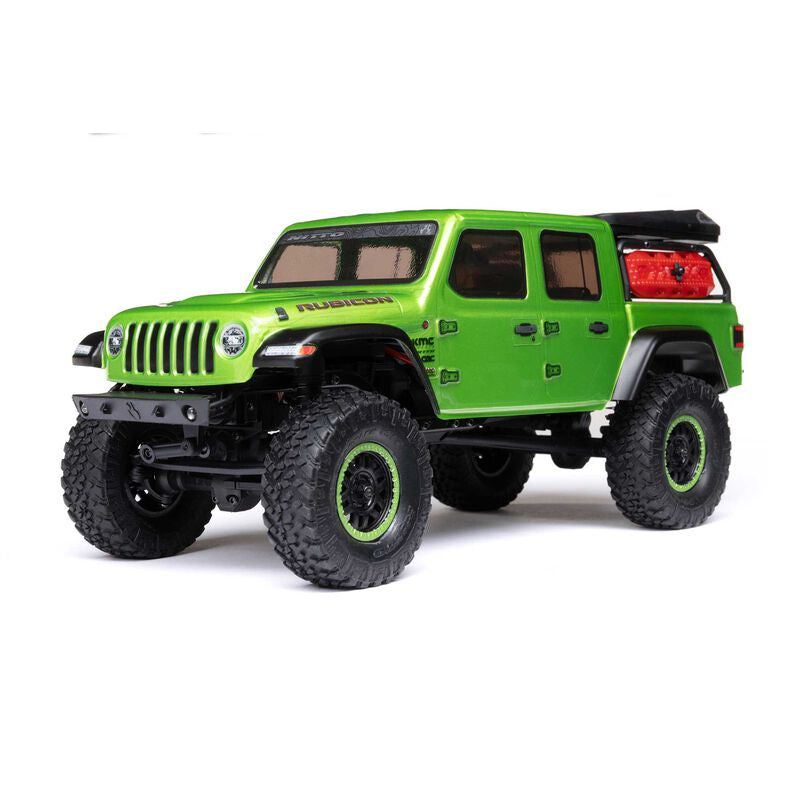 1/24 SCX24 Jeep JT Gladiator 4x4 RTR Brushed Rock Crawler - Green