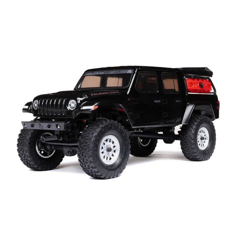 Axial 1/24 SCX24 Jeep JT Gladiator 4x4 RTR Brushed Rock Crawler - Black