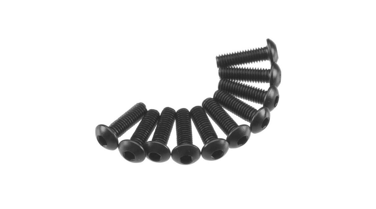 Axial Hex Socket Button Head M3x10mm Black (10)