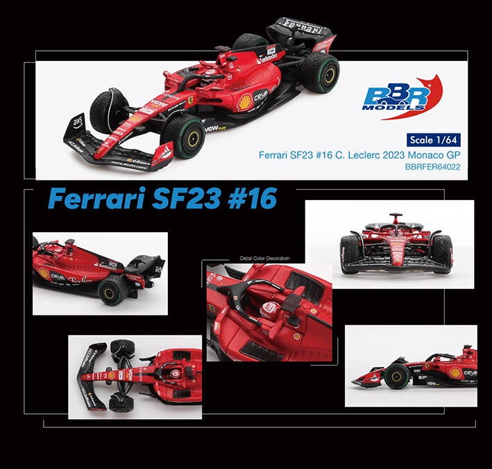 Ferrari SF23 #16 C. Leclerc 2023 Monaco GP