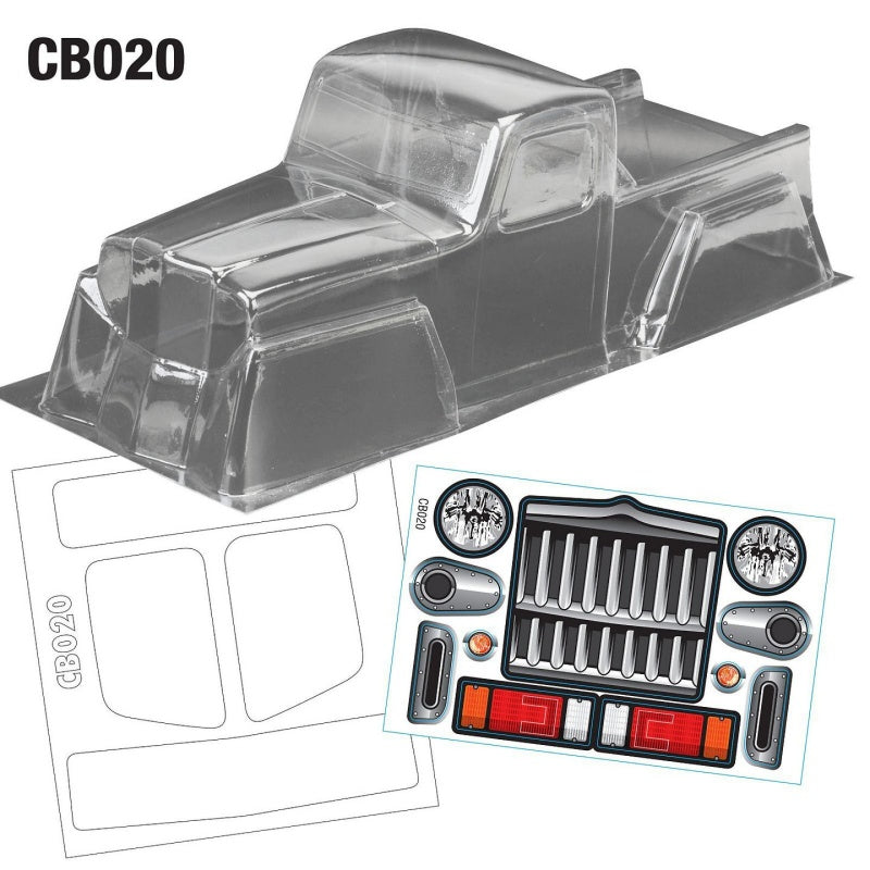 Team C 1/10 Crawler Body WB 313mm Width 165mm