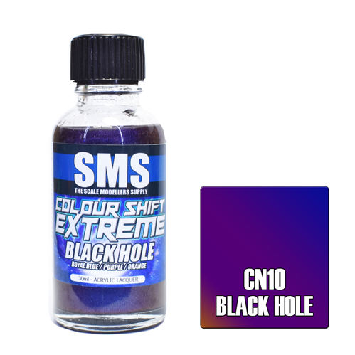 SMS #CN10 Colour Shift Extreme Black Hole Acrylic Laquer-30ml