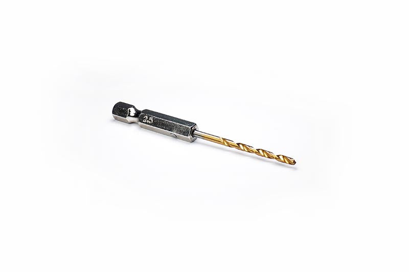 Koswork 2.5mm HSS TiN Drill Bit 1/4in (6.35mm) Drive Hex