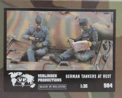 VP 1:35 German Tankers at Rest Resin Set