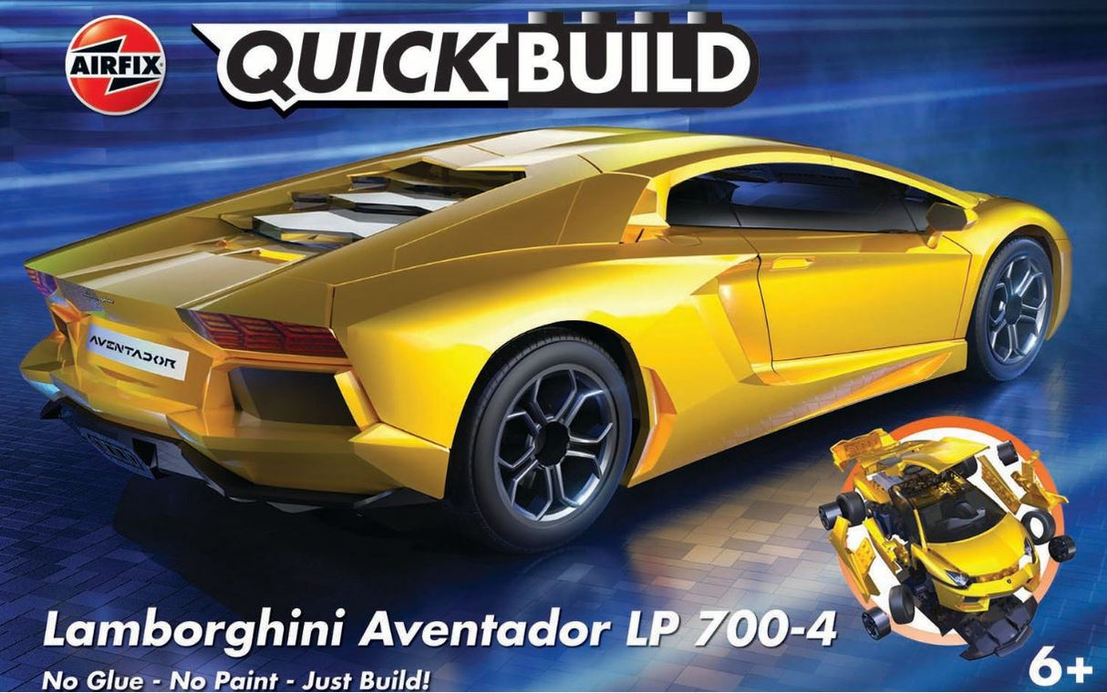 Airfix Quickbuild Lamborghini Aventador - Yellow