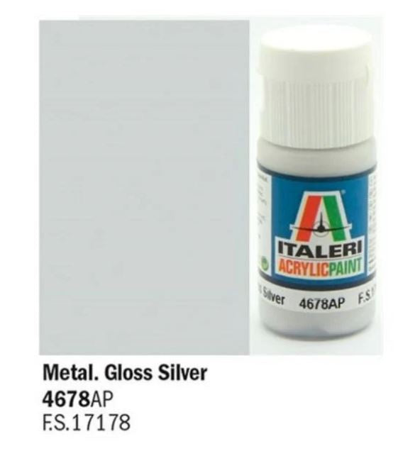 Italeri/Vallejo Acrylic - Metal Gloss Silver