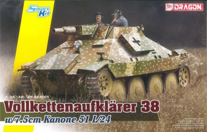 Dragon 1:35 Vollkettenaufklärer 38 w/7.5cm Kanone 51 L/24