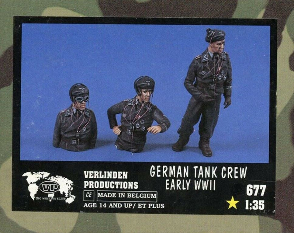 VP 1:35 German Tank Crew Early WWII Resin Set