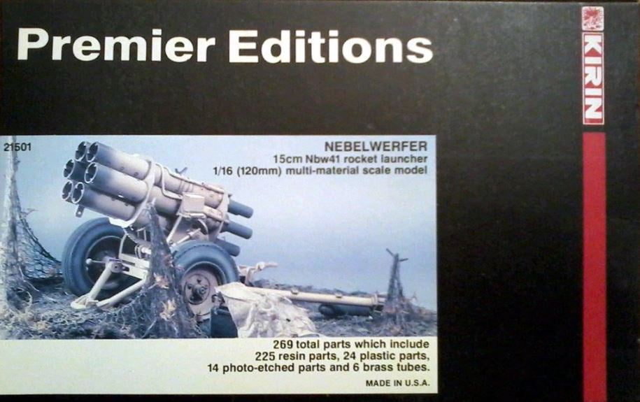 *Combo Kit Pack* Kirin 1:16 Resin Nebelwerfer 21501 & Crew (2) 21510