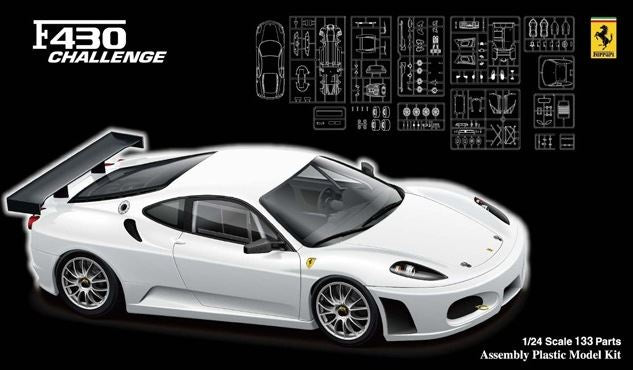 *Extras* Fujimi 1:24 Ferrari F430 Challenge w/Masking (LW)