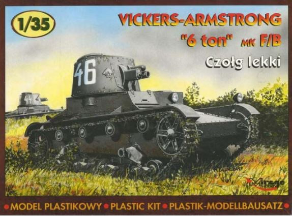 Mirage Hobby 1:35 Vickers-Armstrong 6 ton MK F/B Czołg Lekki