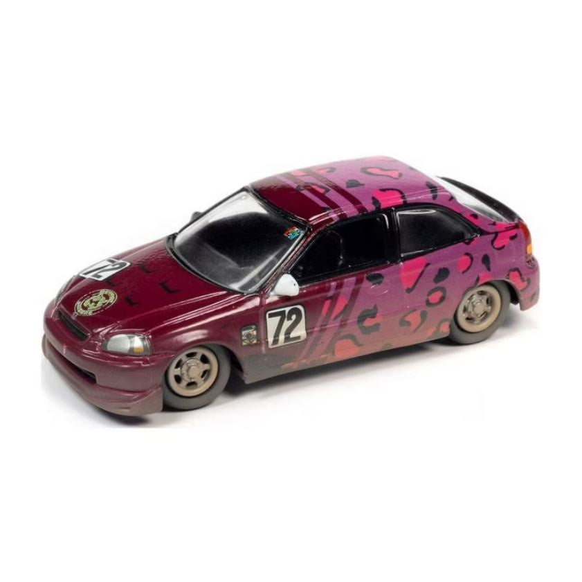Johnny Lightning 1:64 1998 Honda Civic - Purple