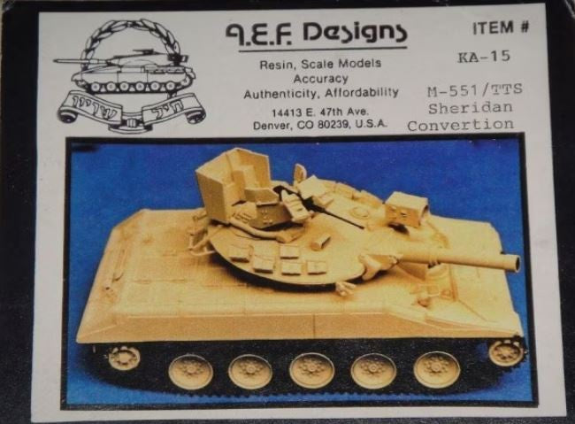 AEF 1:35 M-551/TTS Sheridan Resin Conv. Kit