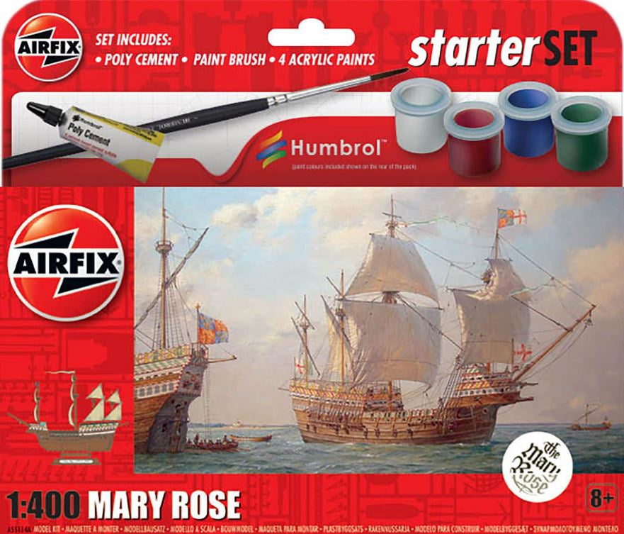 Airfix 1:400 Mary Rose Starter Set