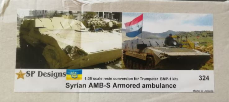 SP Designs 1:35 Syrian AMB-S Armoured Ambulance Resin Conversion Kit