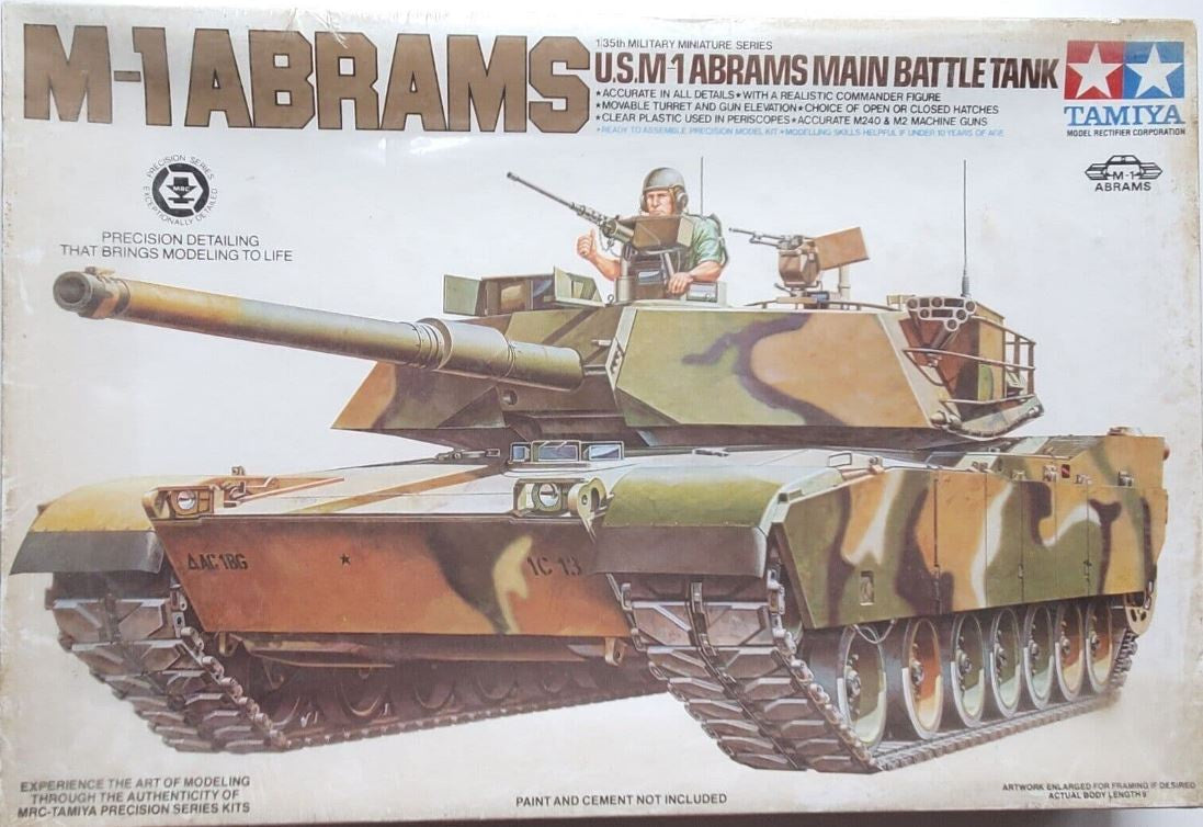 *Vintage, Aged Decals* Tamiya 1:35 M-1 Abrams MBT (LW)