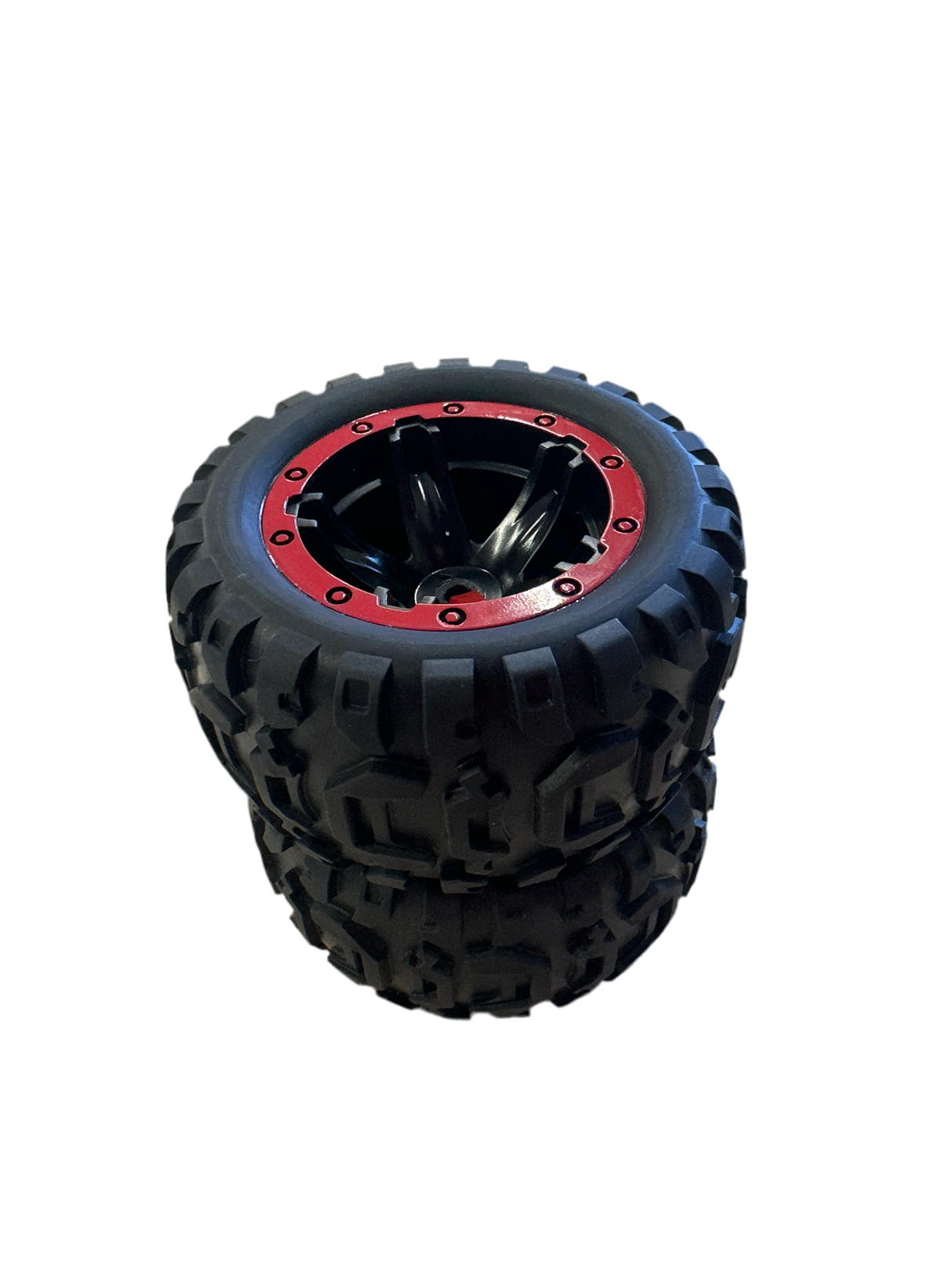 Blackzon Slyder Monster Truck Red Wheels & Tyres (2)