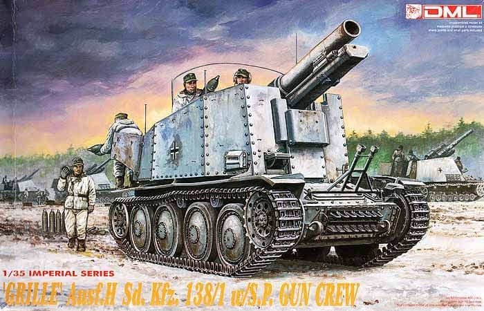 *Aged Decals* Dragon 1:35 Grille Ausf. H Sd.Kfz.138/1 w/S.P.w/Crew