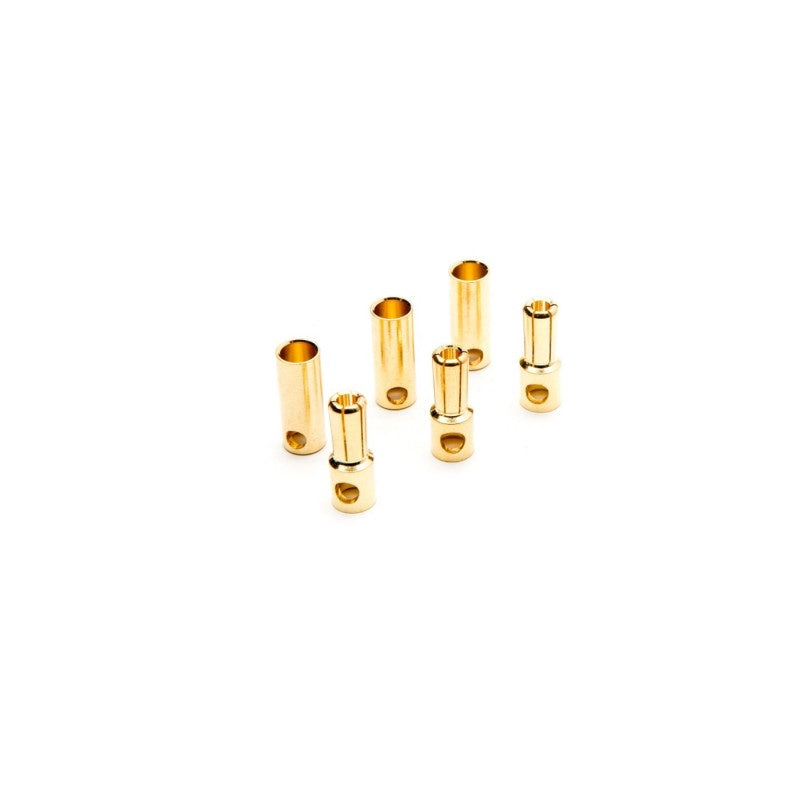 Dyanmite Gold Bullet Connector Set, 5.5mm (3)