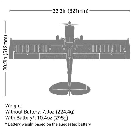 Micro Scrappy 800mm BNF Basic with AS3X and SAFE Select