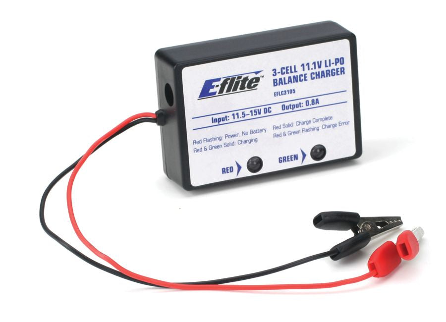 E-Flite 3-Cell LiPo Balancing Charger 0.8A